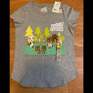 NWT Girls Top Year Animal Crossing New Horizon Graphic Tee Size: M(7-8)